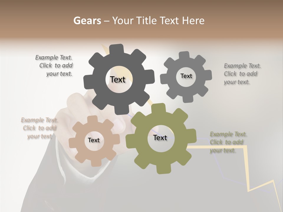 Protect Stats Hands PowerPoint Template