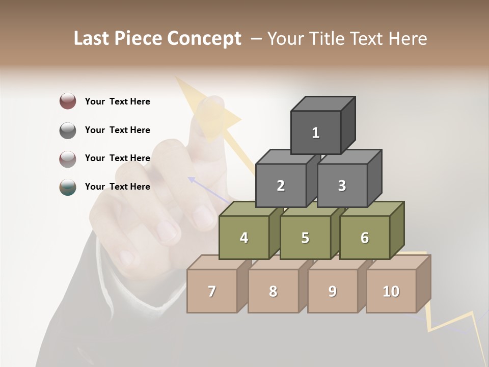 Protect Stats Hands PowerPoint Template