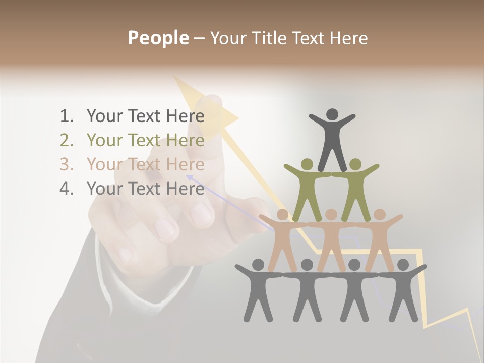 Protect Stats Hands PowerPoint Template