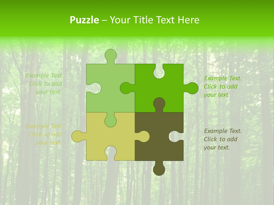 Ray Branches Daylight PowerPoint Template