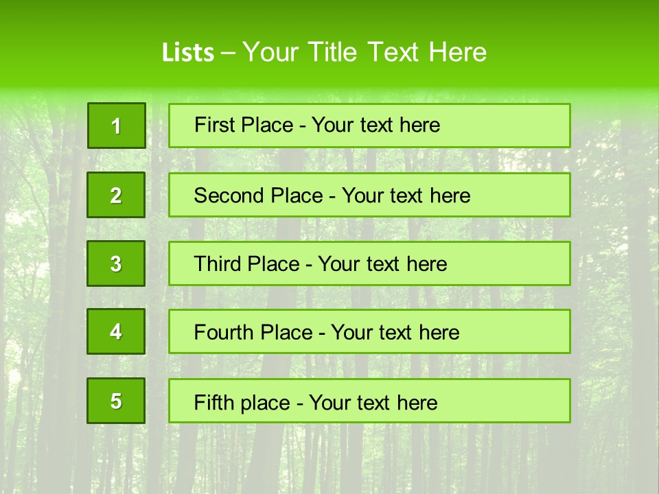 Ray Branches Daylight PowerPoint Template