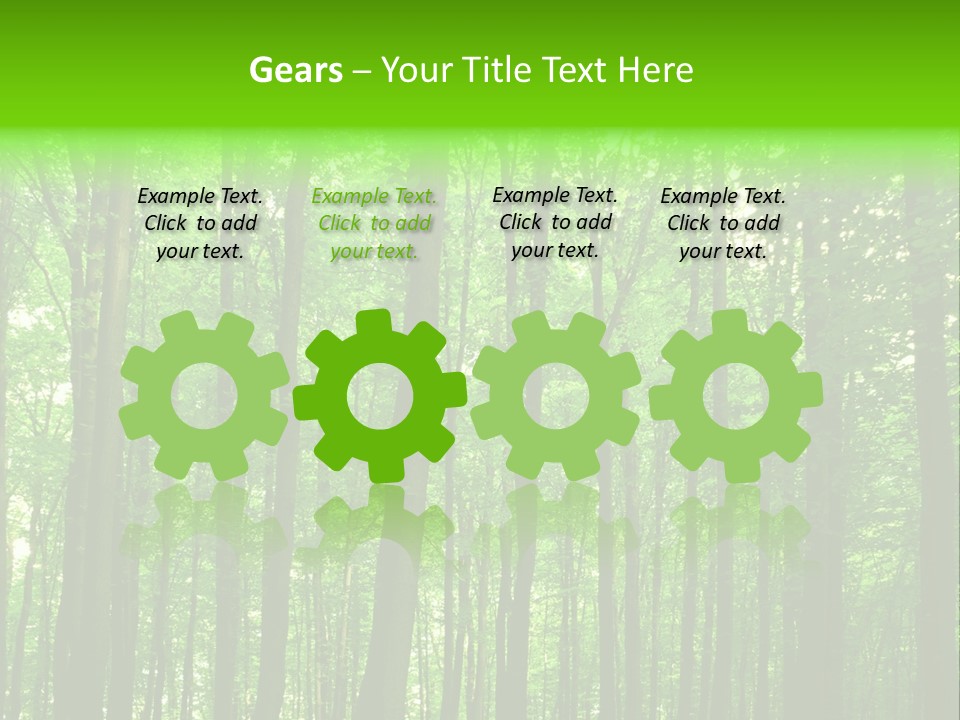 Ray Branches Daylight PowerPoint Template