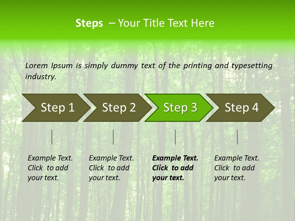 Ray Branches Daylight PowerPoint Template