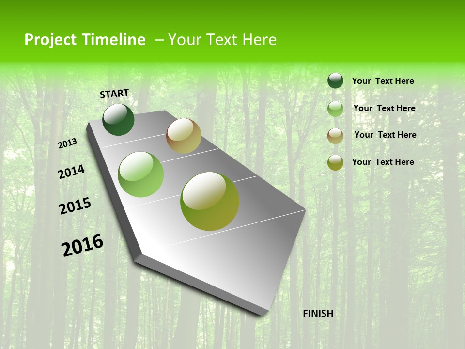 Ray Branches Daylight PowerPoint Template