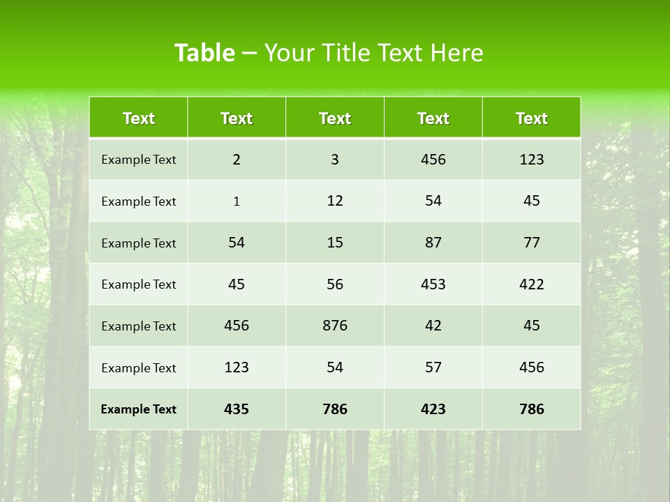 Ray Branches Daylight PowerPoint Template