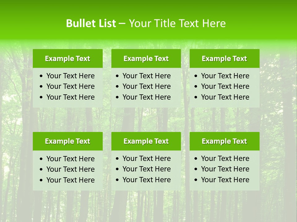 Ray Branches Daylight PowerPoint Template