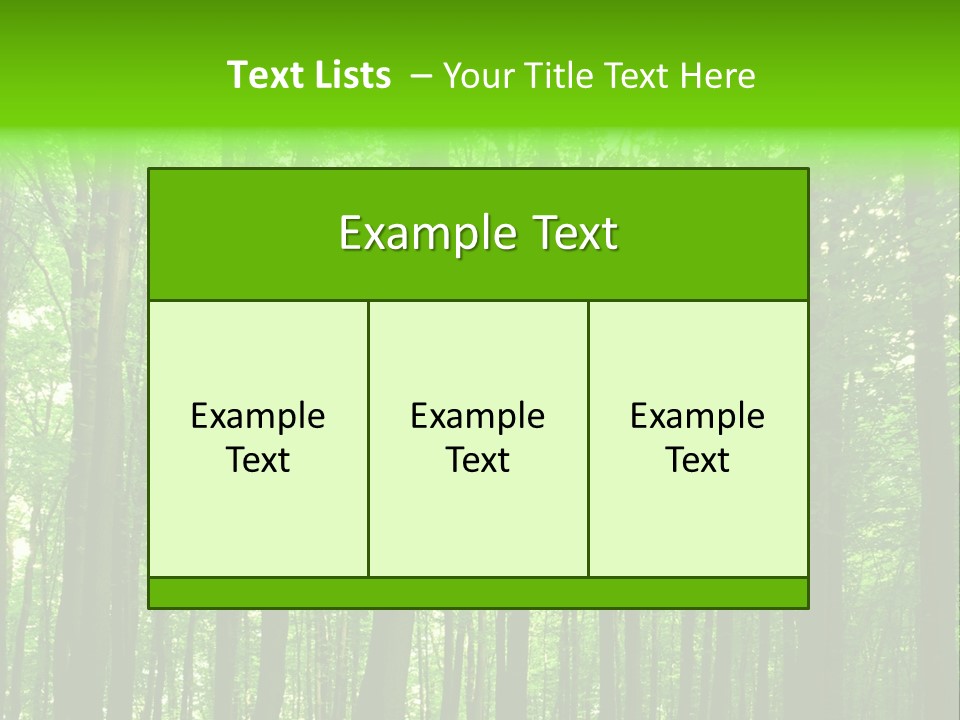 Ray Branches Daylight PowerPoint Template