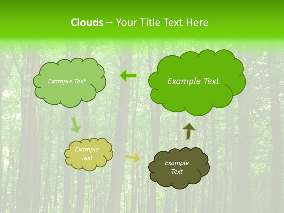 Ray Branches Daylight PowerPoint Template