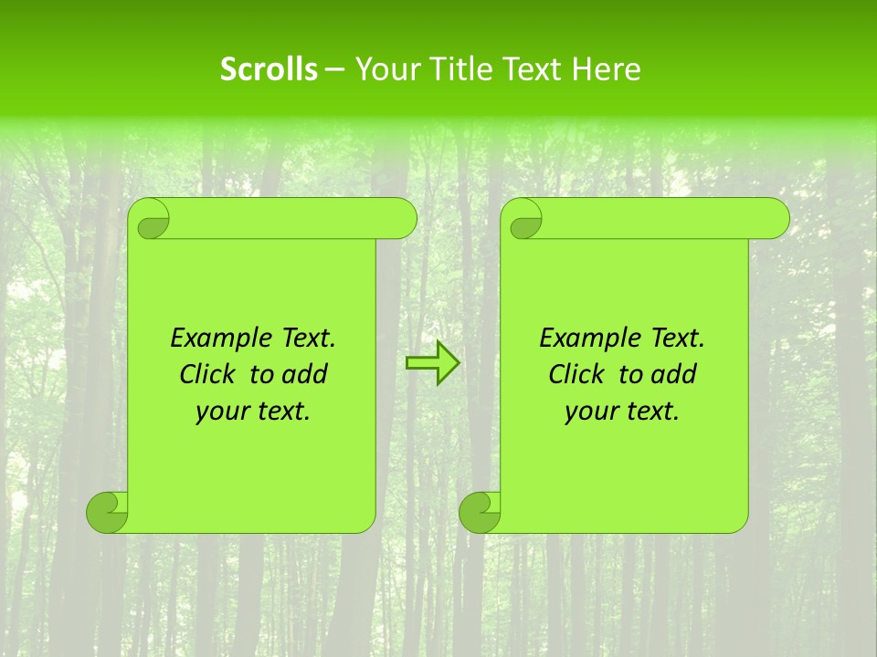 Ray Branches Daylight PowerPoint Template