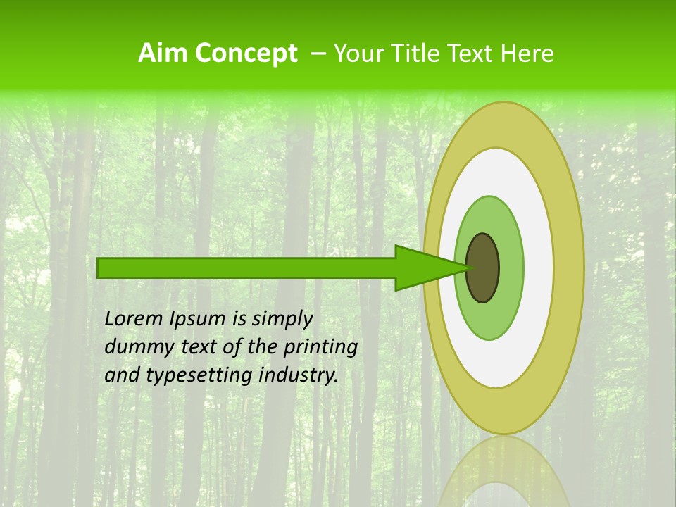 Ray Branches Daylight PowerPoint Template