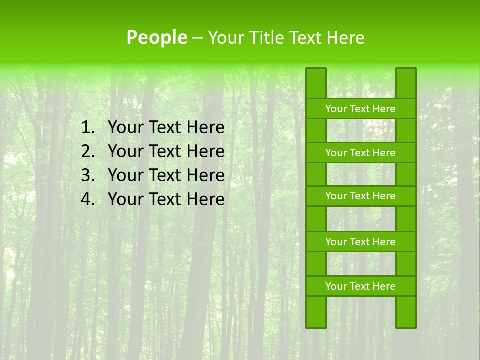 Ray Branches Daylight PowerPoint Template