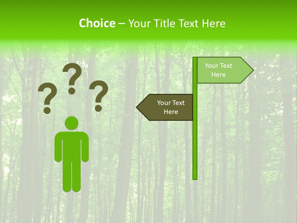 Ray Branches Daylight PowerPoint Template