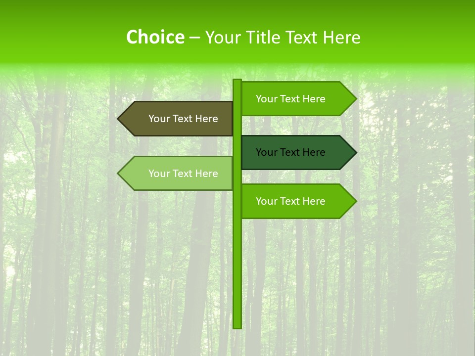 Ray Branches Daylight PowerPoint Template
