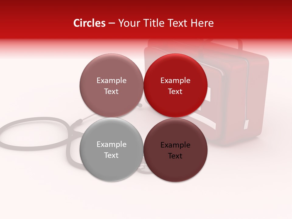 Aid Bag Medicine PowerPoint Template