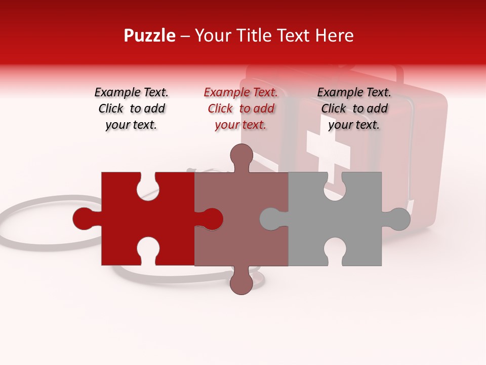 Aid Bag Medicine PowerPoint Template