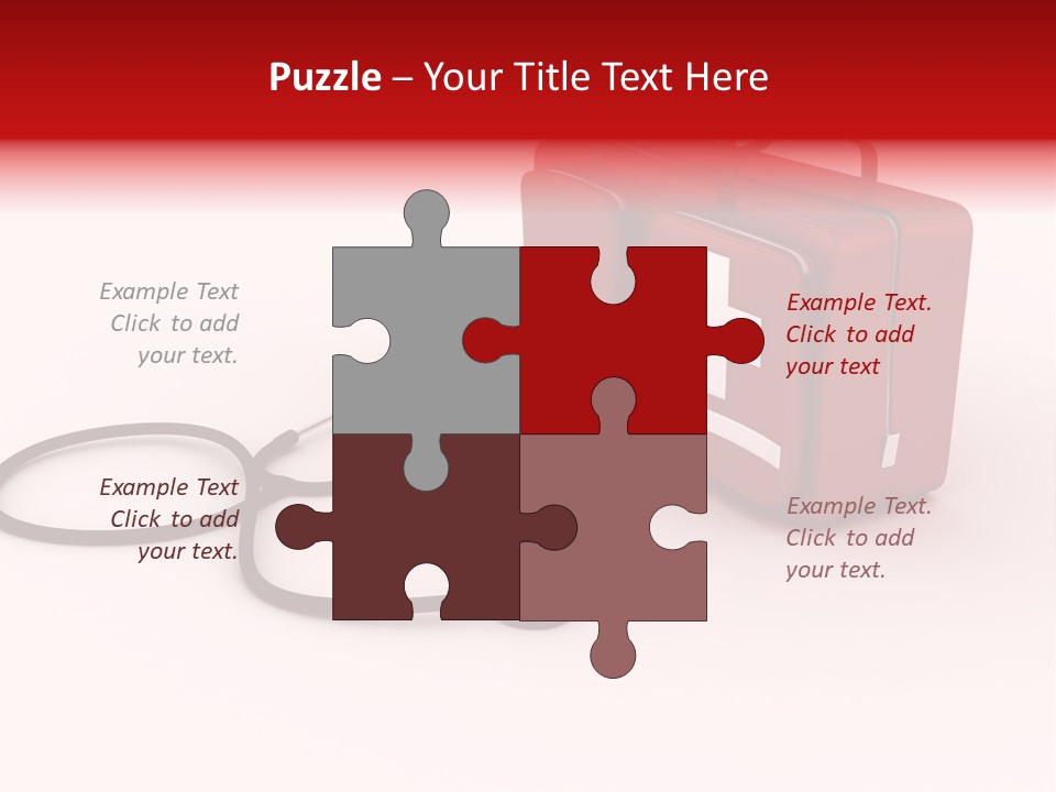 Aid Bag Medicine PowerPoint Template