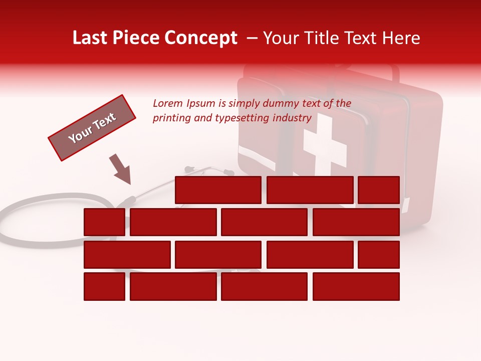 Aid Bag Medicine PowerPoint Template