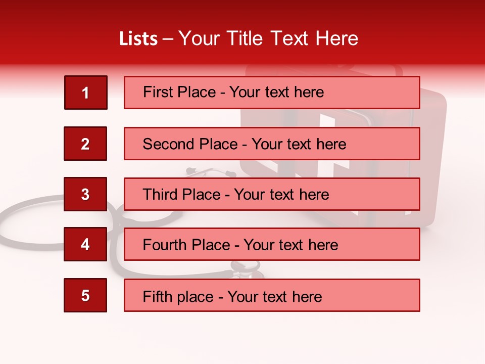 Aid Bag Medicine PowerPoint Template