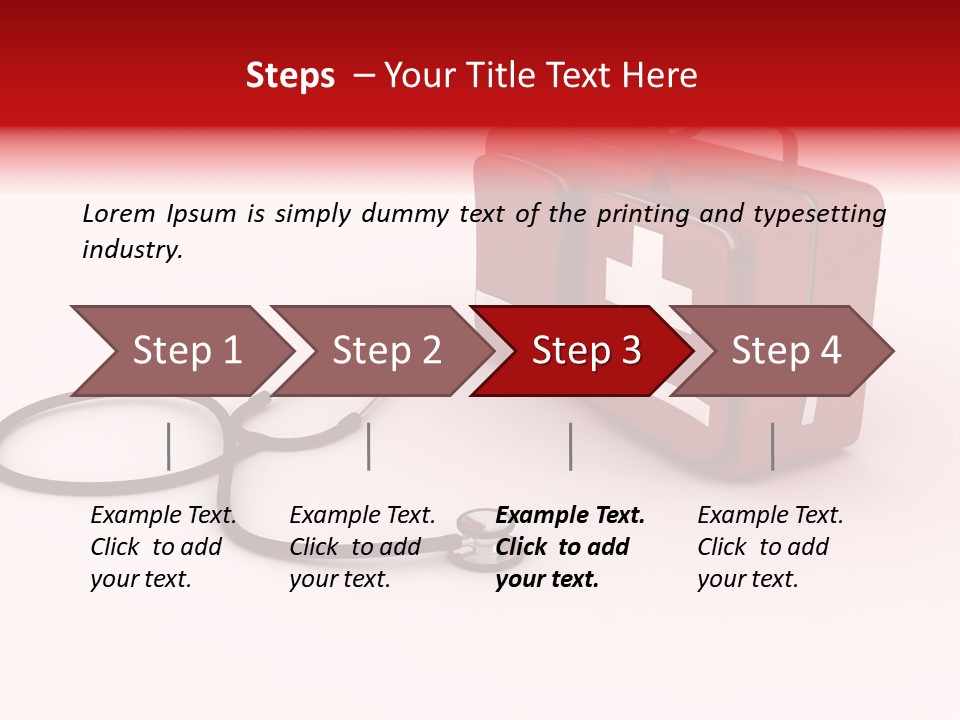 Aid Bag Medicine PowerPoint Template