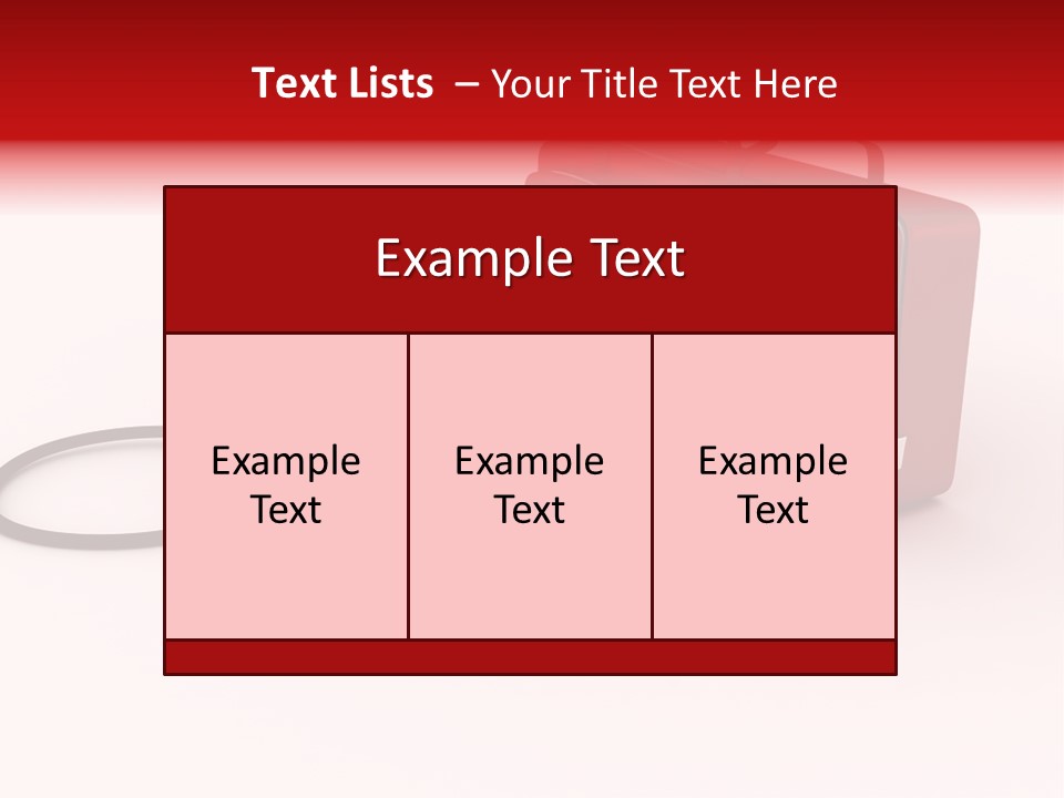 Aid Bag Medicine PowerPoint Template