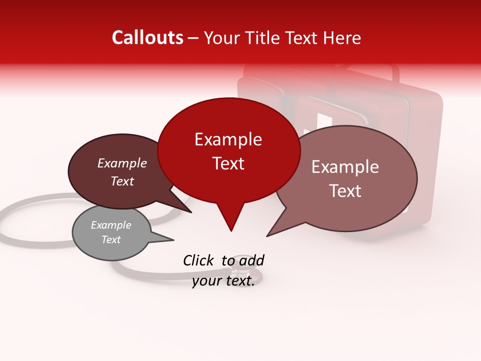 Aid Bag Medicine PowerPoint Template