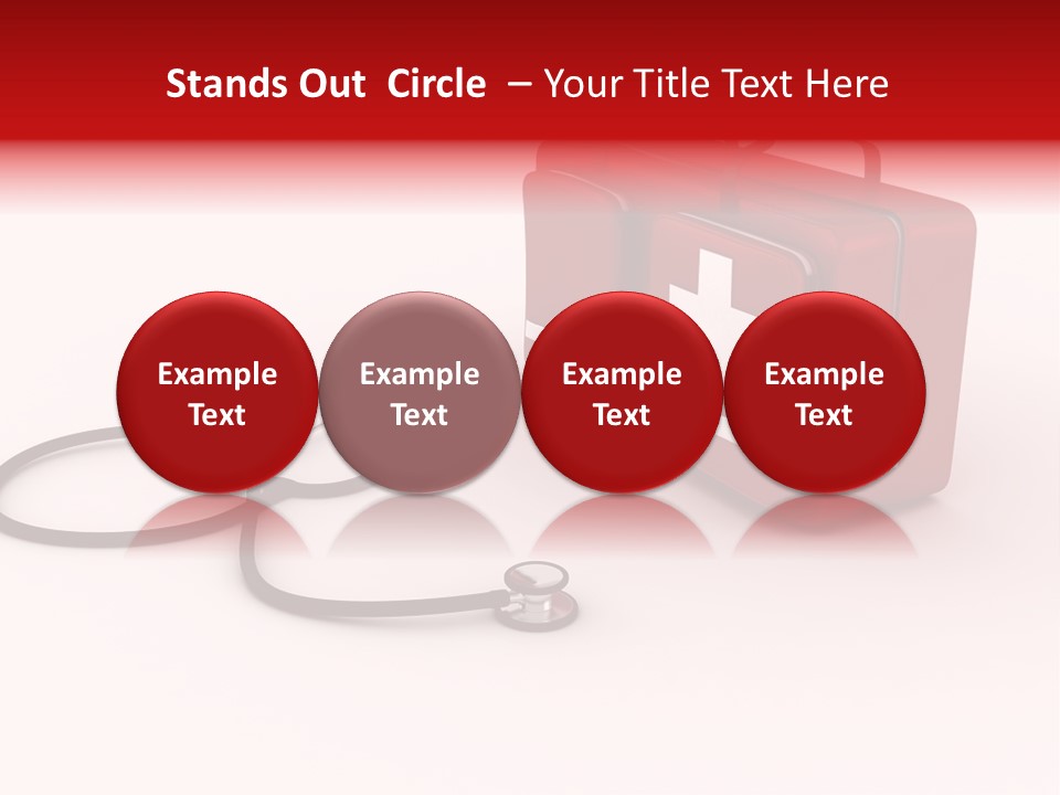 Aid Bag Medicine PowerPoint Template