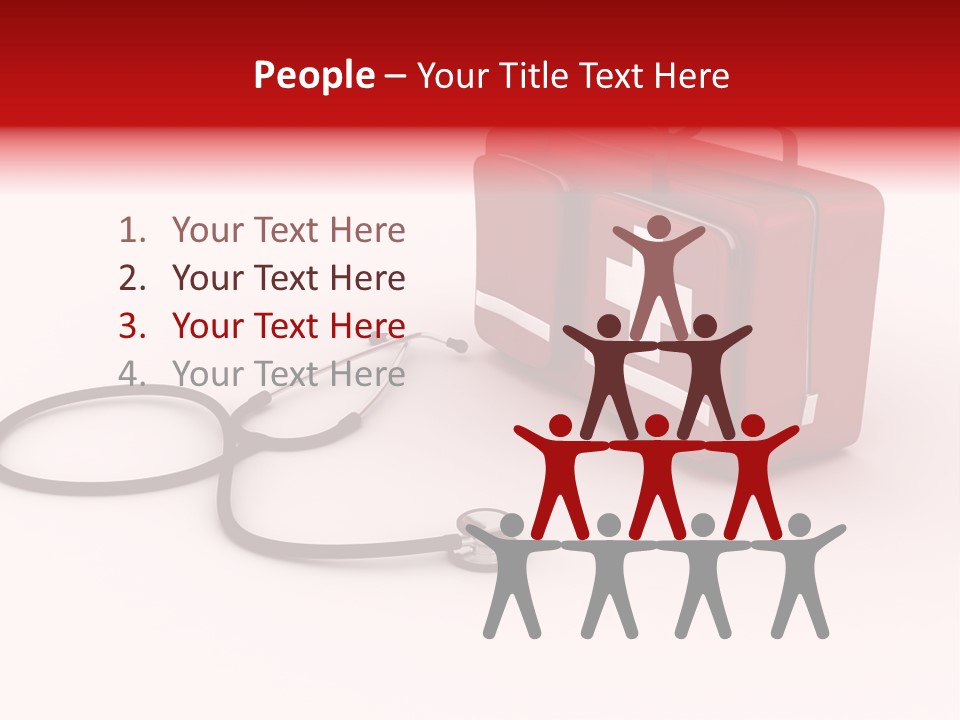 Aid Bag Medicine PowerPoint Template