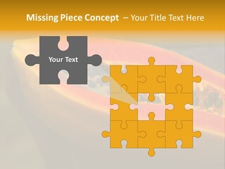 Cutting Fruit Food PowerPoint Template