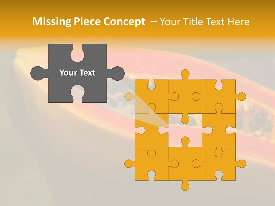 Cutting Fruit Food PowerPoint Template