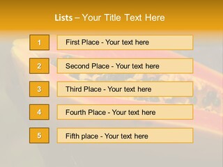 Cutting Fruit Food PowerPoint Template