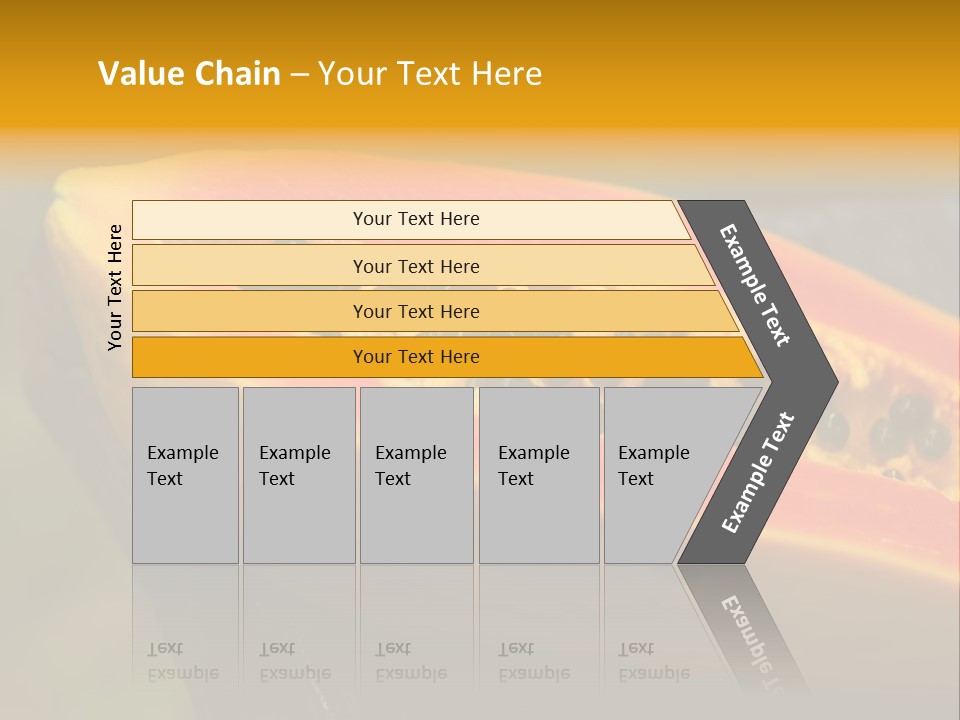 Cutting Fruit Food PowerPoint Template