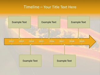 Cutting Fruit Food PowerPoint Template