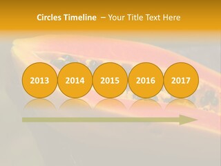 Cutting Fruit Food PowerPoint Template