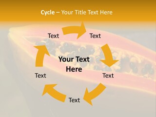 Cutting Fruit Food PowerPoint Template