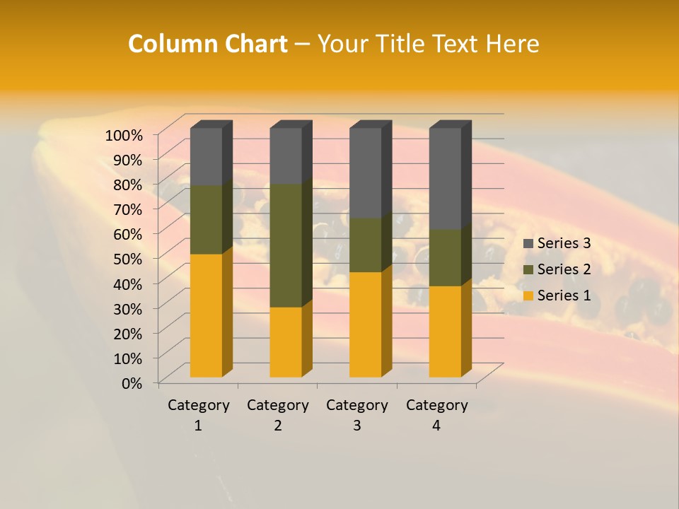 Cutting Fruit Food PowerPoint Template