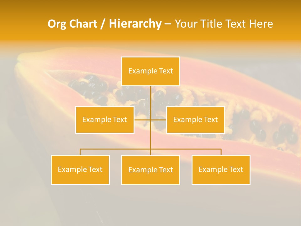 Cutting Fruit Food PowerPoint Template