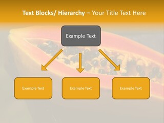 Cutting Fruit Food PowerPoint Template
