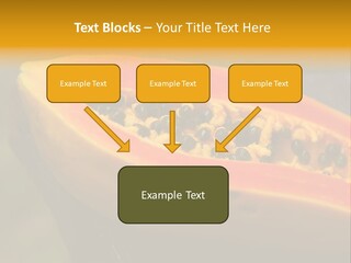 Cutting Fruit Food PowerPoint Template