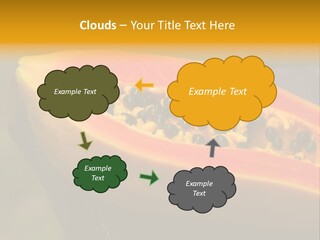 Cutting Fruit Food PowerPoint Template
