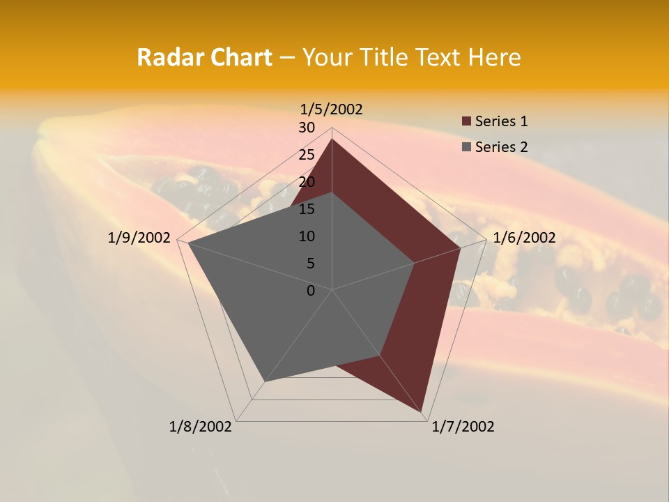 Cutting Fruit Food PowerPoint Template