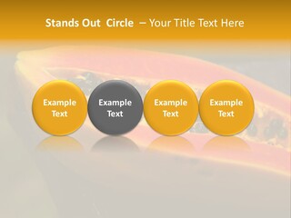 Cutting Fruit Food PowerPoint Template