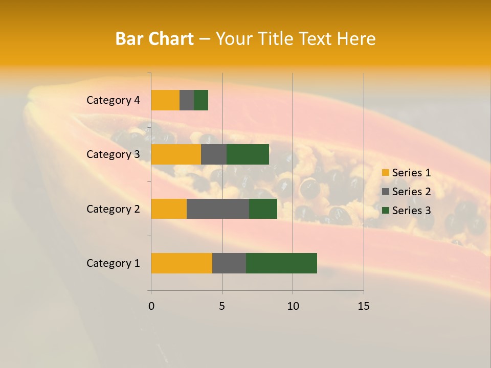 Cutting Fruit Food PowerPoint Template