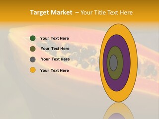 Cutting Fruit Food PowerPoint Template