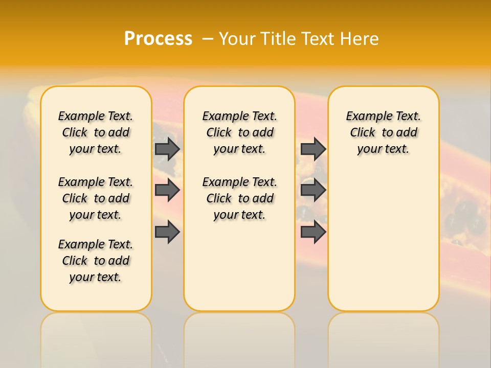 Cutting Fruit Food PowerPoint Template