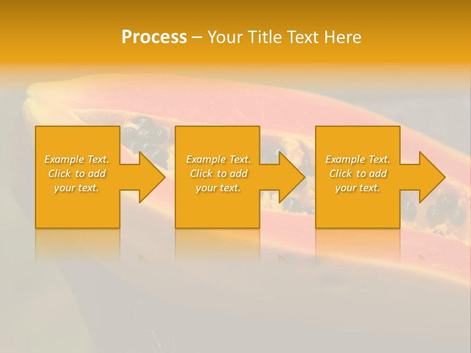 Cutting Fruit Food PowerPoint Template