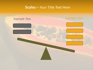 Cutting Fruit Food PowerPoint Template