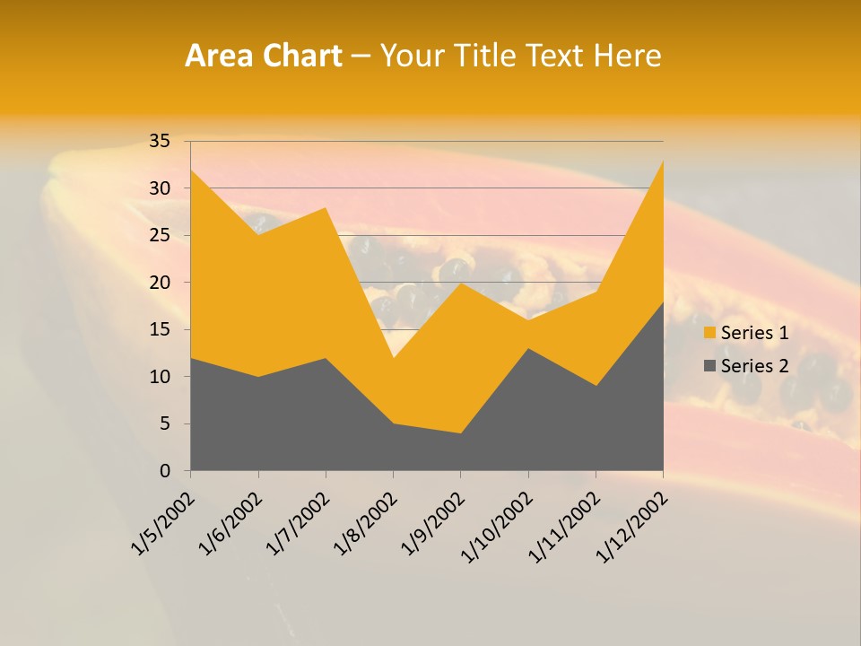 Cutting Fruit Food PowerPoint Template