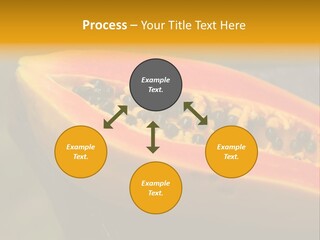 Cutting Fruit Food PowerPoint Template