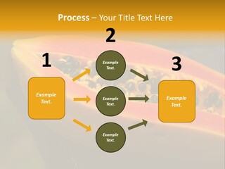 Cutting Fruit Food PowerPoint Template
