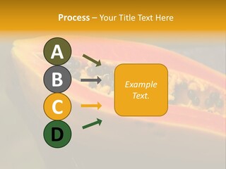 Cutting Fruit Food PowerPoint Template